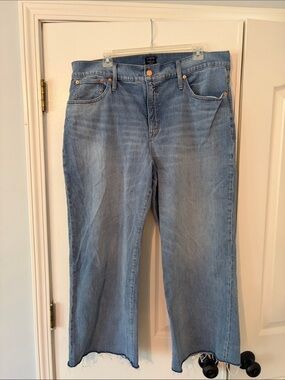 J Crew Factory wide leg crop Size 34